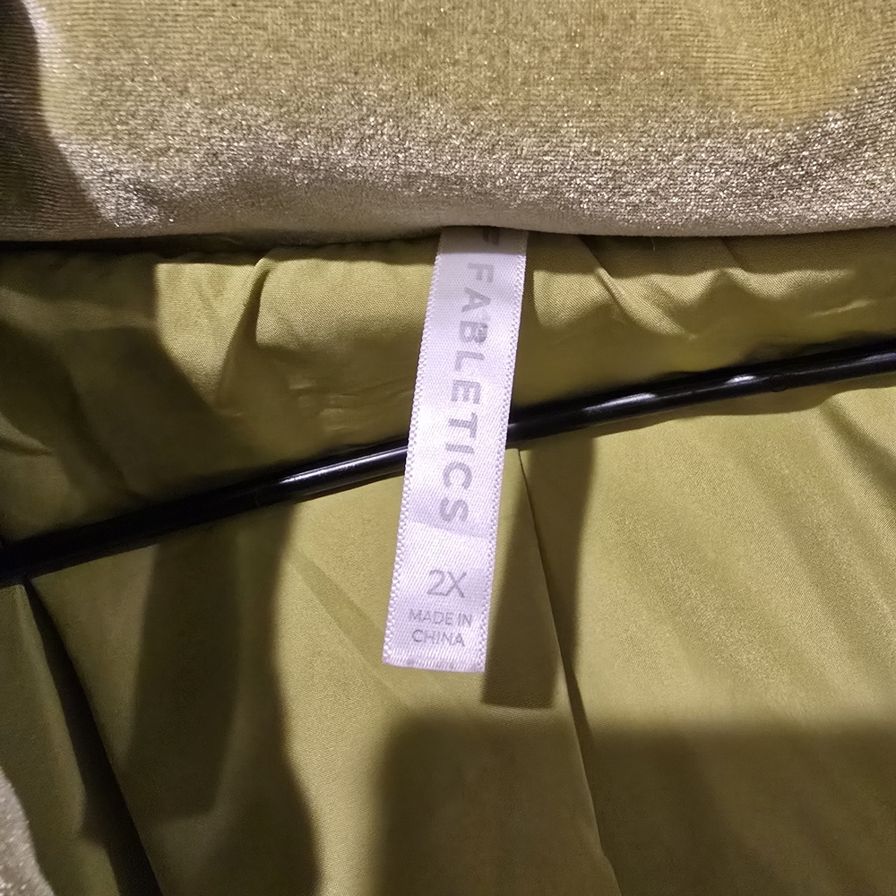 Fabletics Lime Green Puffer Jacket - image 6